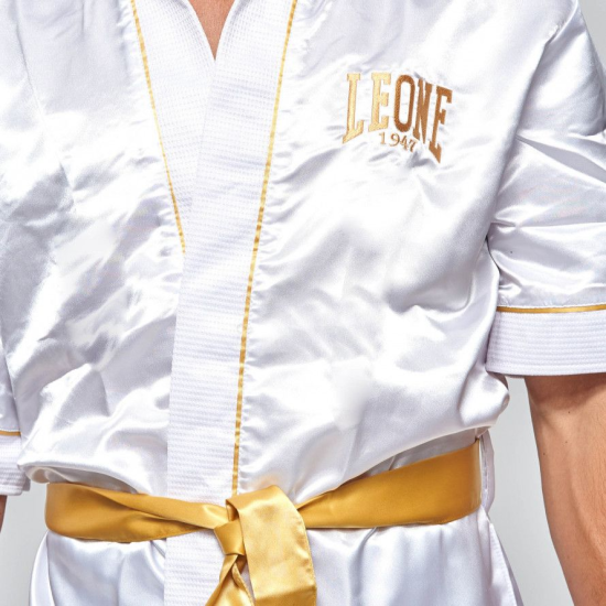 Bata de boxeo Leone 1947 AB260 Blanca