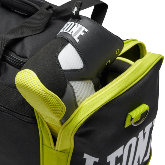 Bolsa de entreno Leone 1947 " Color block" negra