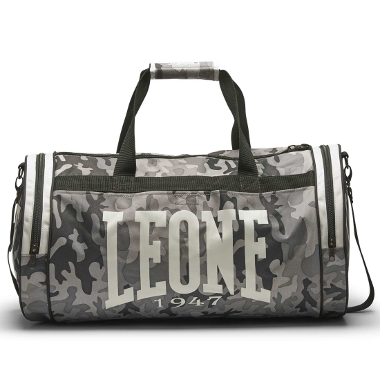 Bolsa Deportiva Leone 1947 Color Gris Camuflaje AC906