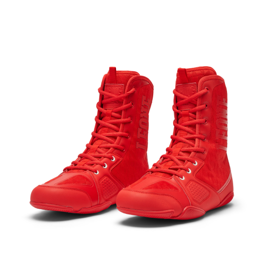Botas de Boxeo Leone 1947 "Professional" CL102 rojo