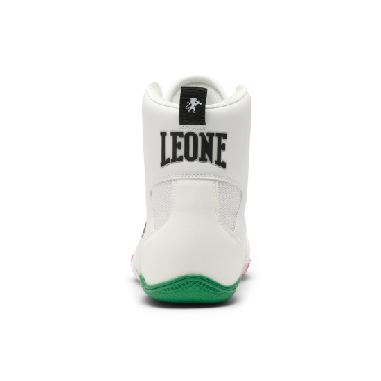 Botas de Boxeo y lucha Leone 1947 " Premium" CL110 Blanco-Italia