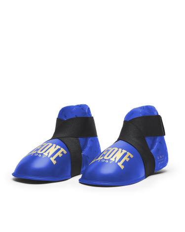Botines de Kickboxing Leone 1947 CL166 "DNA" azul WAKO
