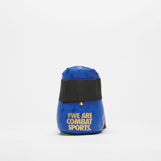 Botines de Kickboxing Leone 1947 CL166 "DNA" azul WAKO