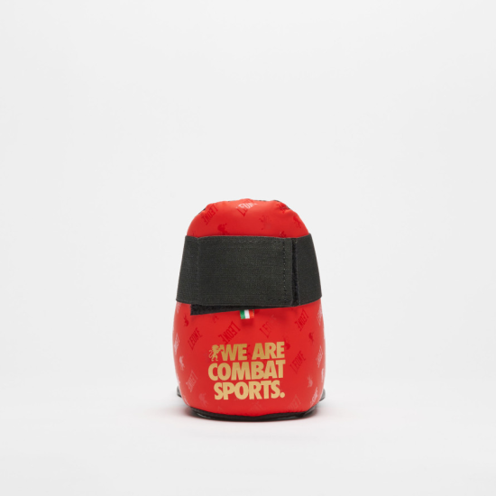 Botines de Kickboxing Leone 1947 CL166 "DNA" rojo WAKO