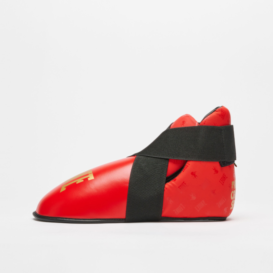 Botines de Kickboxing Leone 1947 CL166 "DNA" rojo WAKO