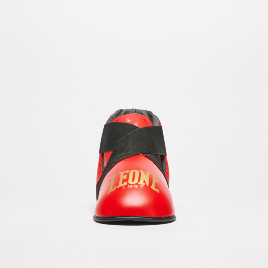 Botines de Kickboxing Leone 1947 CL166 "DNA" rojo WAKO