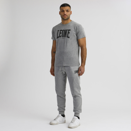 Camiseta de algodon Leone 1947 LSM208 gris