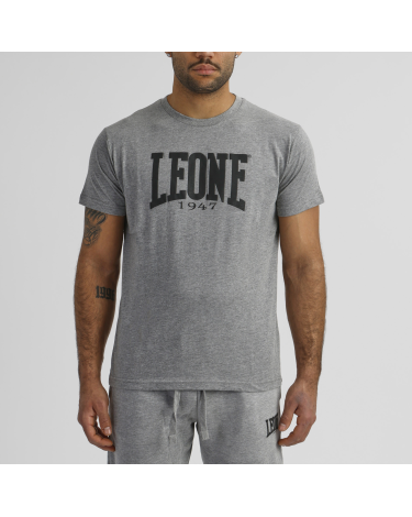 Camiseta de algodon Leone 1947 LSM208 gris