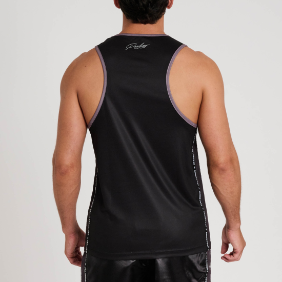 Camiseta de Boxeo Leone 1947 "Color Block" negra AB245