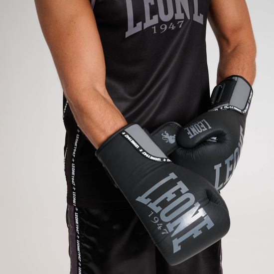 Camiseta de Boxeo Leone 1947 "Color Block" negra AB245