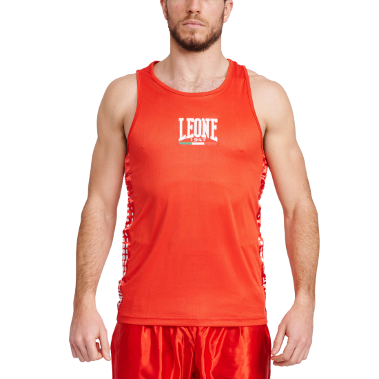 Camiseta de Boxeo Leone Color Rojo AB726