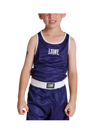 Camiseta de boxeo reversible Leone 1947 infantil "Double face" AB214J