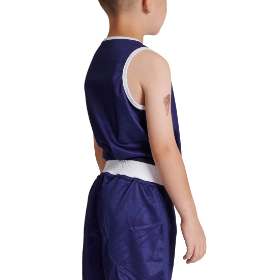 Camiseta de boxeo reversible Leone 1947 infantil "Double face" AB214J