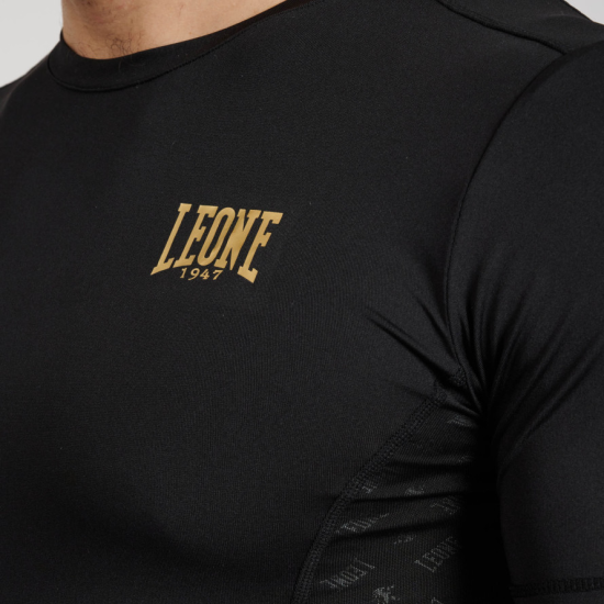 Camiseta tecnica- Rashguard Leone 1947 "DNA" ABX707 negra