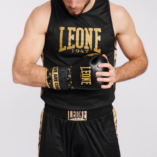 Camiseta de entreno "DNA" Leone 1947 Color negro AB228