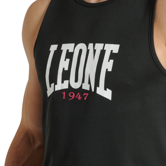 Camiseta de entreno Leone 1947 "Color Block" negra AB239