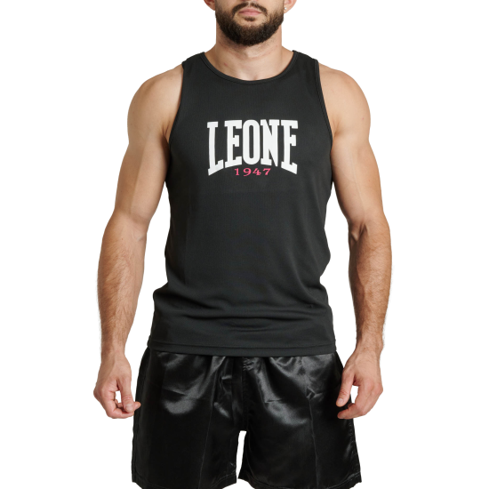 Camiseta de entreno Leone 1947 "Color Block" negra AB239