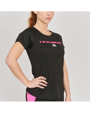 Camiseta de mujer Leone 1947 "WACS" color negro ABX144