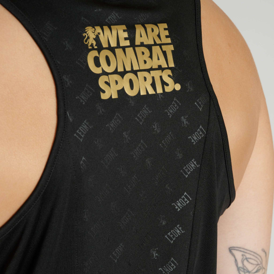 Camiseta de tirantes femenina  Leone 1947 " Tank" negra ABX729