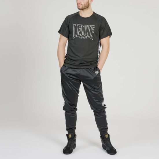 Camiseta Leone 1947 "Iconic" negra ABX431