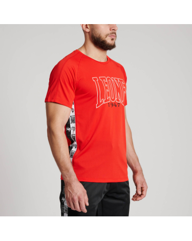 Camiseta Leone 1947 "Iconic" roja ABX431