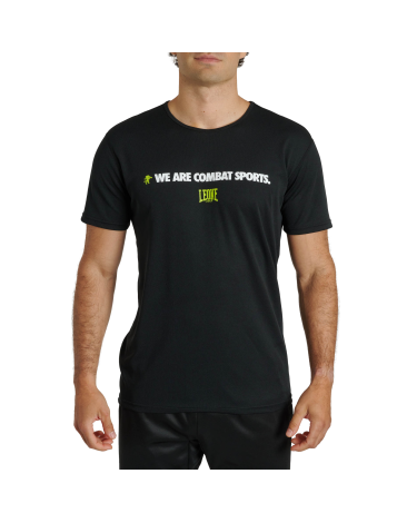 Camiseta Leone 1947 "Logo Wacs" negro ABX126