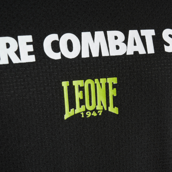 Camiseta Leone 1947 sin mangas " Logo Wacs" negro ABX124