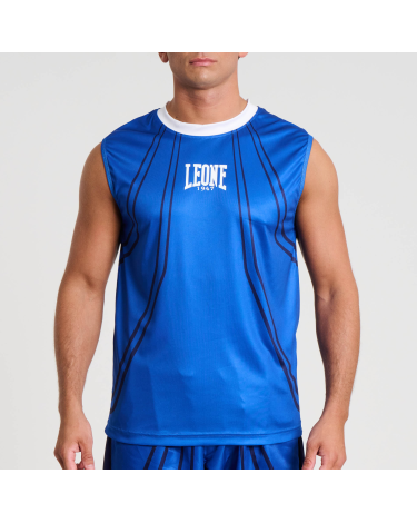 Camiseta Leone 1947 sin mangas WAKO AB995 azul