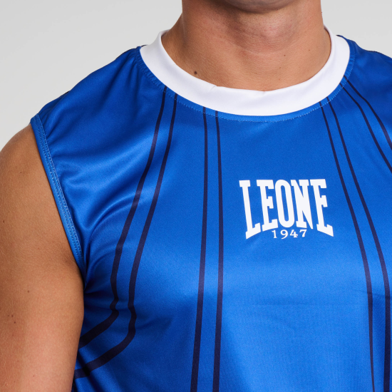 Camiseta Leone 1947 sin mangas WAKO AB995 azul
