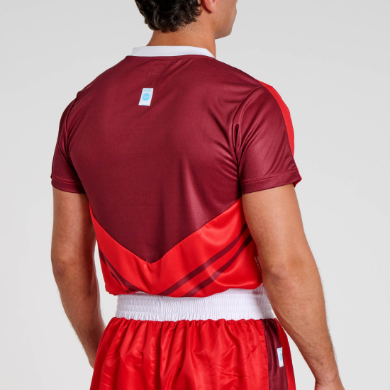 Camiseta oficial manga corta Leone 1947 WAKO roja AB944