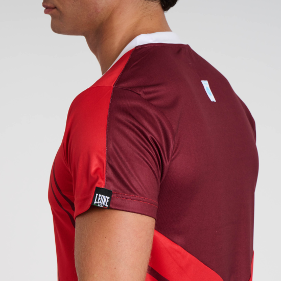 Camiseta oficial manga corta Leone 1947 WAKO roja AB944