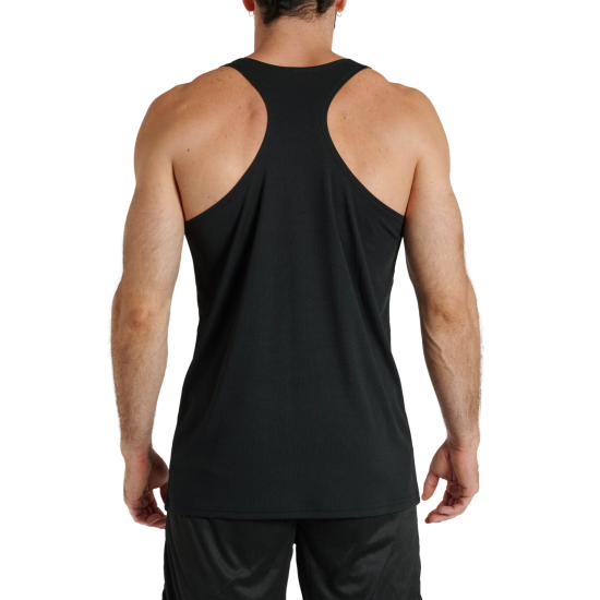 Camiseta sin mangas Leone 1947 "Logo" negro ABX118