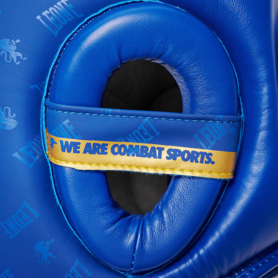 Casco de Boxeo/Kick Leone 1947 "DNA" Combat  azul CS444