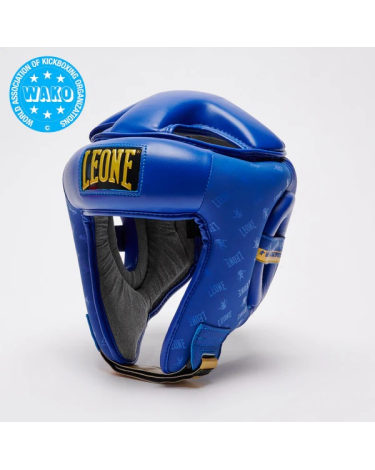 Casco de Boxeo/Kick Leone 1947 "DNA" Combat  azul CS444 WAKO