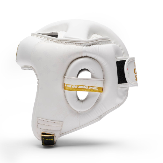 Casco de Boxeo/Kick Leone 1947 "DNA" Combat blanco CS444