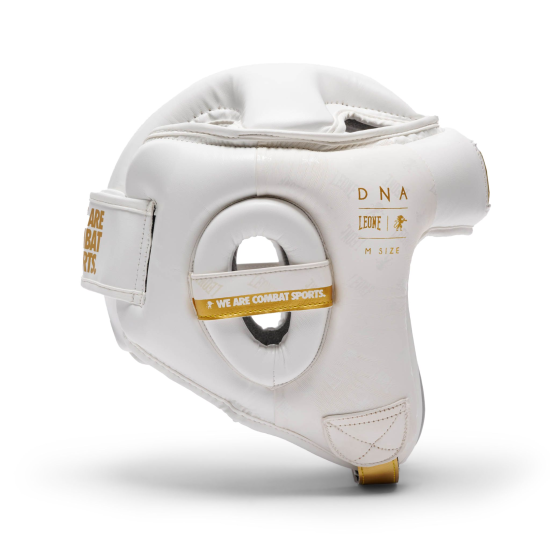 Casco de Boxeo/Kick Leone 1947 "DNA" Combat blanco CS444