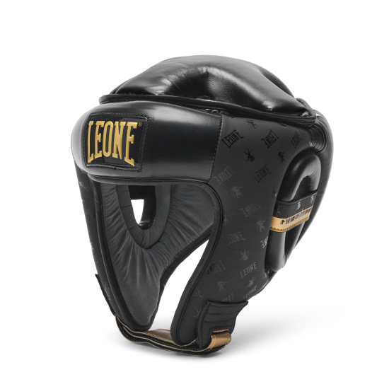 Casco de Boxeo/Kick Leone 1947 "DNA" Combat negro CS444