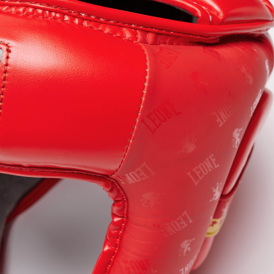 Casco de Boxeo/Kick Leone 1947 "DNA" Combat rojo CS444