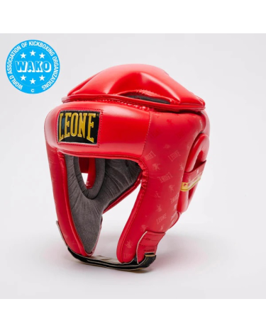 Casco de Boxeo/Kick Leone 1947 "DNA" Combat rojo CS444 WAKO