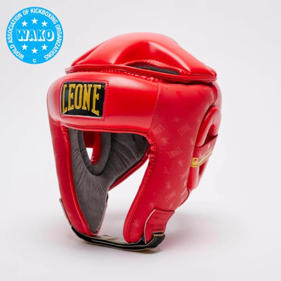 Casco de Boxeo/Kick Leone 1947 "DNA" Combat rojo CS444 WAKO
