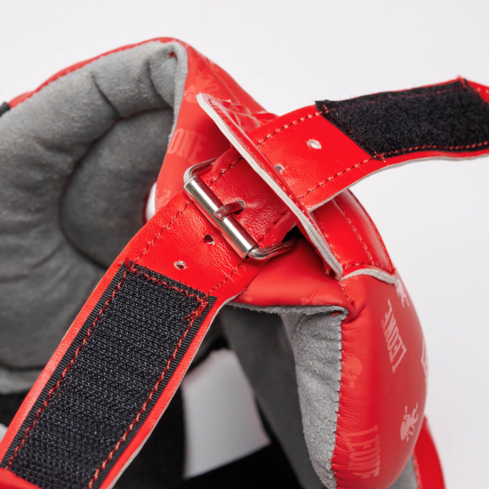 Casco de Boxeo Leone 1947 DNA "Training" Color Rojo CS445