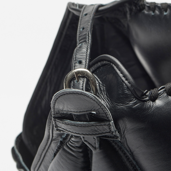 Casco de boxeo Leone 1947 "The Greatest" CS433 negro