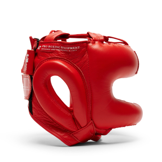 Casco de boxeo Leone 1947 "The Greatest" CS433 rojo