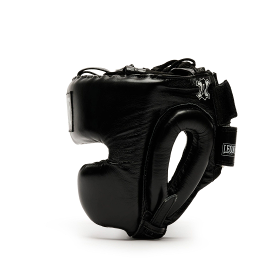 Casco de pomulos profesional Leone 1947 "The Greatest" CS443 negro