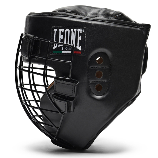 Casco para deportes de contacto con rejilla Leone 1947 "Fighter" CS424