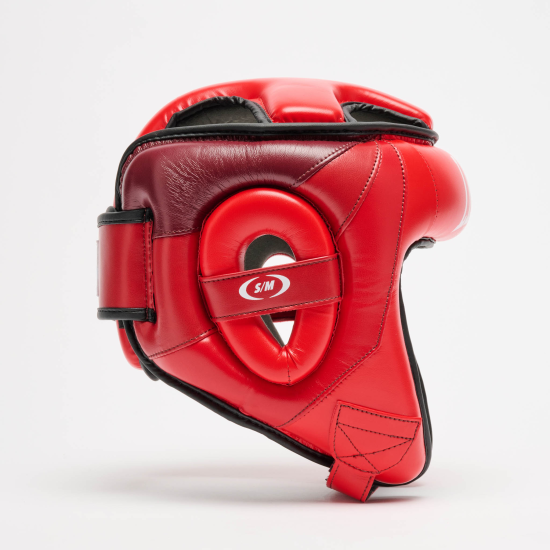 Casco Protector Leone 1947 CS446 Homologado WAKO rojo