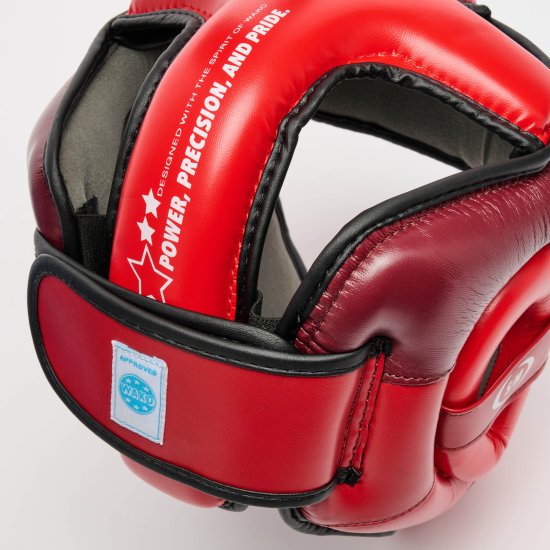 Casco Protector Leone 1947 CS446 Homologado WAKO rojo