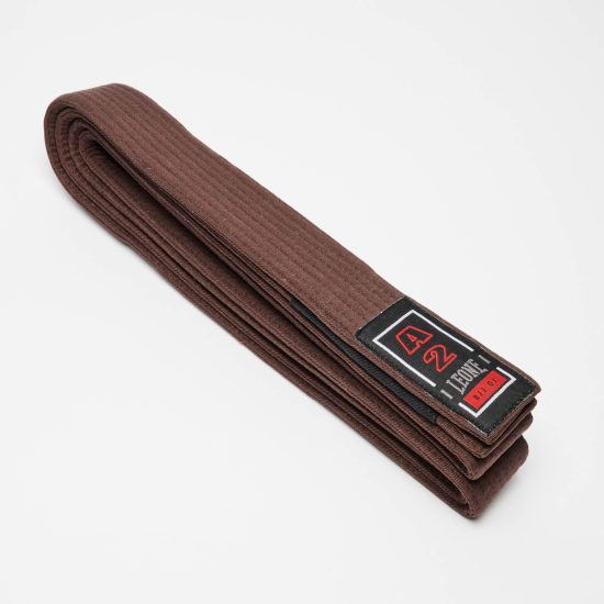 Cinturon de Brazilian Jiu Jitsu BJJ Leone 1947 marron