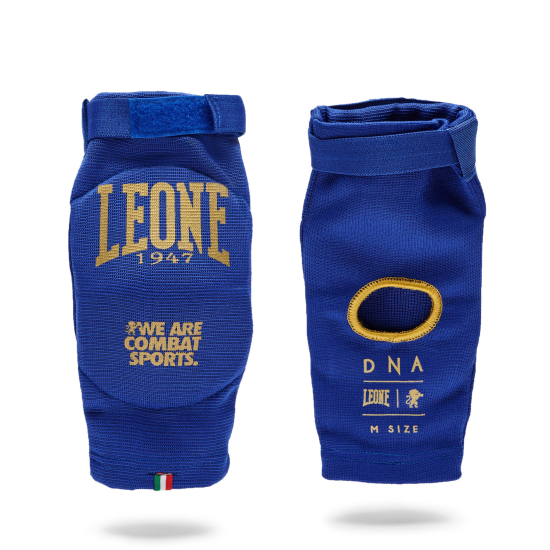 Coderas para Muay Thai Leone Color Azul PR341 "DNA"