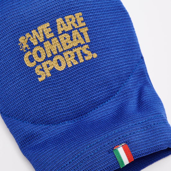 Coderas para Muay Thai Leone Color Azul PR341 "DNA"